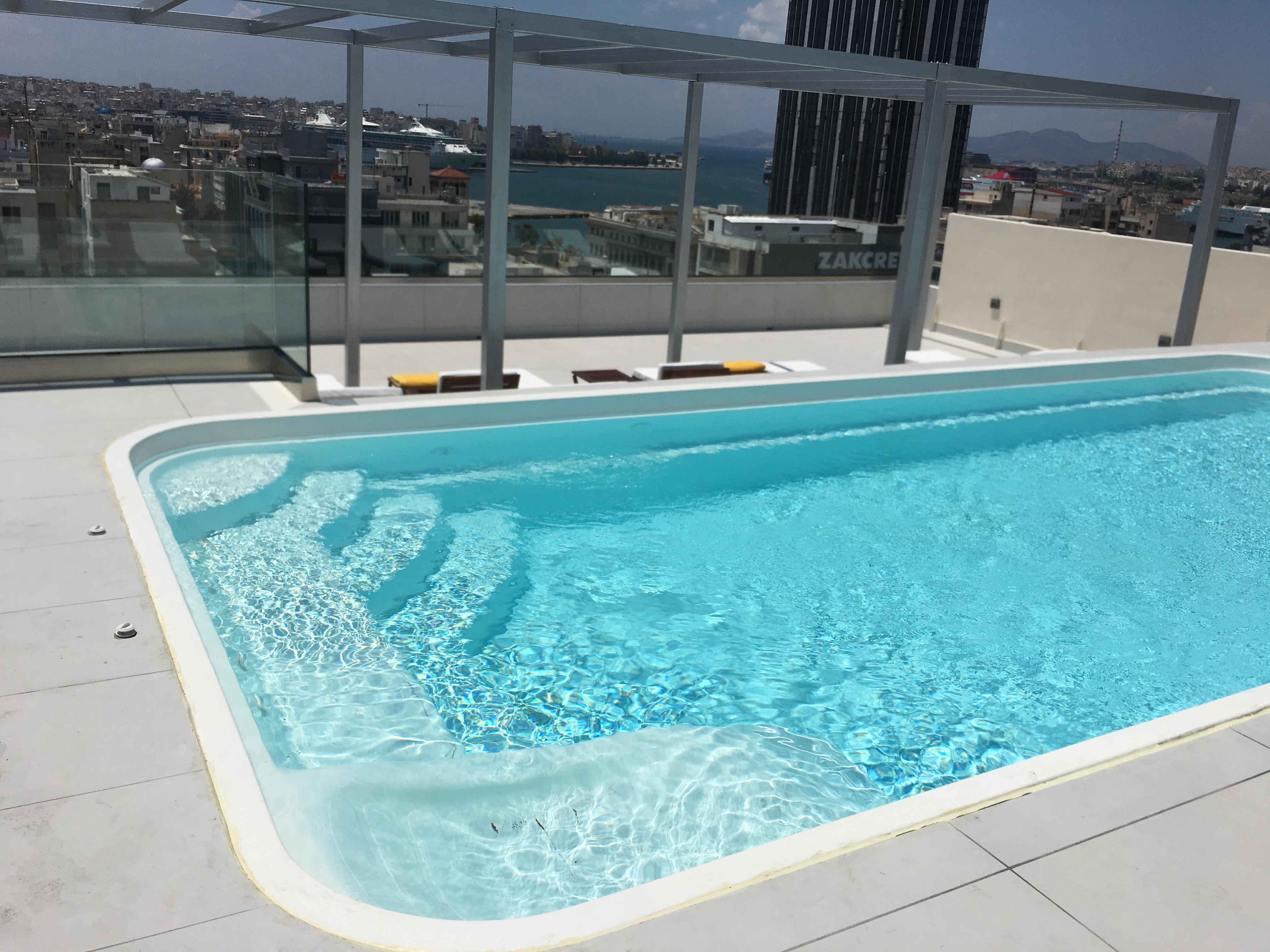 Piraeus Theoxenia Hotel Ngoại thất bức ảnh Rooftop pool
